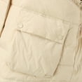 thumbnail image 6 of Yigetop Womens Vest Down Jacket Vest Women 2022 New Women's White Duck Down Jacket Down Vest Coat Puffer Vests for Women 2024 Trendy Beige One Size, 6 of 8