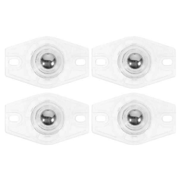 Rueda giratoria adhesiva de 4 Uds., ruedas giratorias pequeñas, polea Universal para cubo de basura
