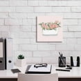 thumbnail image 3 of Epic Graffiti'Pink Floral Bath Tub II' by Cindy Jacobs, Giclee Canvas Wall Art, 12"x12", 3 of 8