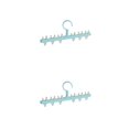 thumbnail image 1 of Matsuzay Colgador de ropa de plástico para secar ropa a prueba de viento gancho de ropa interior Clips desmontables dormitorio Hotel armario estante azul Azul blanco 2piezas Matsuzay CBP485795, 1 of 6