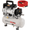 2.4Gallon, variant on Ultra Quiet Air Compressor, 60dB Low Noise, 2.4 Gallon Oil-Free Tank, 1.5HP 110V/60Hz, 6.71CFM@115PSI. Built with safety valve, overload protection and cooling fan, ideal for spray painting, auto re
