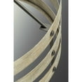 thumbnail image 4 of Progress Lighting Gulliver 4-Light Linear Chandelier, Graphite, Open Design, Galvanized with Antique White Accents, Wood Grained Texture, 4 of 17