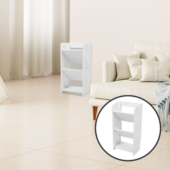 PBPBOX Elegant White Shoe Storage Organizer Rack Multi Layer Wooden Shoe Cabinet for Home