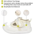 thumbnail image 2 of Baby First-Walking Shoes 1-4 Years Kid Shoes Trainers Toddler Infant Boys Girls Soft Sole Non Slip Cotton Canvas Mesh Breathable Lightweight TPR Material Slip-on Sneakers Outdoor, 2 of 6