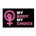 thumbnail image 4 of megalia My Body My Choice Flag Women Rights Banner Abortion Freedom Support Feminist, 4 of 7