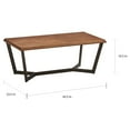 thumbnail image 5 of International Caravan Hamburg Contemporary Contemporary MDF/Metal Coffee Table, 5 of 5