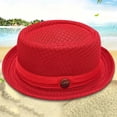 thumbnail image 2 of QASIEATN Daily Wear Bucket Hats for Women Summer Breathable Mesh Hat Outdoor Sun Hat British Jazz Hat Trendy Hat Sun Hat Fall Fashion Accessories, 2 of 7