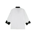 thumbnail image 4 of Riismen Unisex Men Women Chef Jacket Estaurant Hotel Work Clothes Kitchen Cooking Uniform White L, 4 of 7