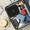 thumbnail image 2 of MOMIRA Bolsa de Maquillaje con Espejo y Luz Estuche de Tren de Maquillaje de Viaje Organizador de Cosméticos Bolsa de Almacenamiento de Artista Portátil con Divisores Ajustables Organizador de Almacen, 2 of 5