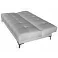 thumbnail image 4 of Sofa Cama El Bazar Store Karla color Gris Plata Futon 3 posiciones Matrimonial, 4 of 5
