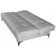 thumbnail image 4 of Sofa Cama El Bazar Store Karla color Gris Plata Futon 3 posiciones Matrimonial, 4 of 5