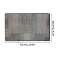 thumbnail image 3 of Alfombra de baño antideslizante absorbente de lino para baño, dormitorio, entrada, gris o caqui, 60x40 cm, 3 of 6
