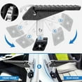 thumbnail image 4 of Universal Fit Car Door Step Foldable Roof Rack Door Step Up on Door Latch Supports Both Feet Easy Access to Rooftop for Most Car SUV Truck Max Load lbs (), 4 of 5