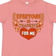 thumbnail image 4 of Inktastic Everyone is Thankful for Me with Heart and Leaves Boys or Girls Toddler T-Shirt, 4 of 5