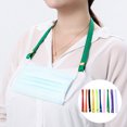 thumbnail image 3 of MasteelfCA 10pcs Face Mask Lanyards Safety Disposable Mask Holder Practical Mask Hanger, 3 of 7