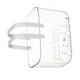 thumbnail image 2 of Cesta de mano transparente Asa cómoda Orificios de ventilación Fácil acceso Cesta de almacenamiento de frutas versátil para acampar Blanco, 2 of 10