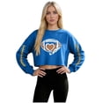 thumbnail image 2 of Frostluinai Women's Crop Sweatshirt Funny Graphic Lantern Long Sleeve Pullover Holiday Casual Tops Crew Neck Loose Fit Football Shirts, 2 of 6