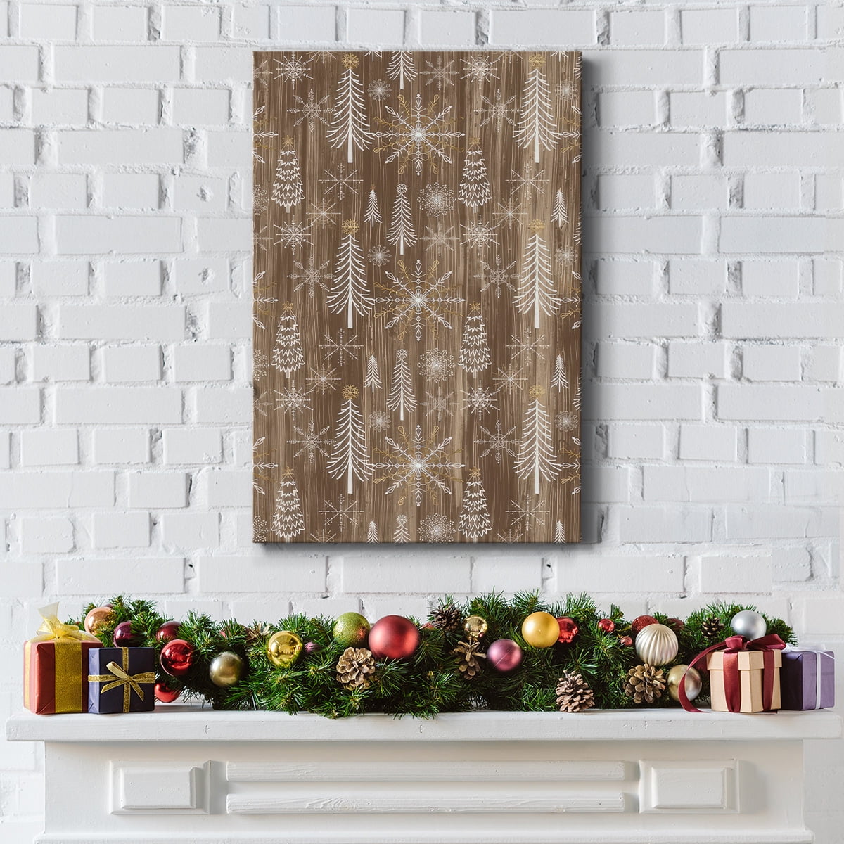 Barnwood Wonderland Collection E- Gallery Wrapped Canvas