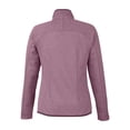 thumbnail image 5 of CORE365 CE72W Women's Venture Heathered Stripe Full-Zip-BURGUNDY/ WHITE-XS, 5 of 6