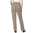 thumbnail image 2 of Woman Within Plus Size Straight Leg Elastic Waist Stretch Fineline Denim Jean (Petite & Tall Available), 2 of 6