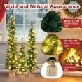 thumbnail image 4 of Resenkos 3-Piece Pre-Lit Artificial Christmas Tree Set with Green Branches - Green, 4 of 8