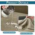 thumbnail image 4 of DONGPAI Outdoor Cushion Covers Waterproof for Patio Furniture, Stretch Couch Cushion Slipcovers 1-Piece Jacquard Sofa Seat Protector, Replacement Rectangle Cover for Sectional RV, Sand, 2 Seat, 4 of 7