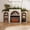 White, With Insert, variant on Mopio Blake 59" Arched TV Stand, Fireplace Mantel, Modular Side Storage Shelves, Entertainment Center for Living Room, Credenza, Media Console (White, No Insert)