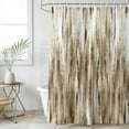 thumbnail image 6 of Brown Beige Vintage Shower Curtain, Waterproof Shower Curtains for Bathroom, Retro Abstract Art Washable Fabric Bathtub Curtain Set Bath Decor with 12 Hooks Stall 36"x72", 6 of 6