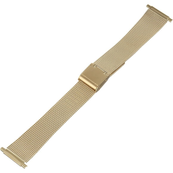 Hadley-Roma Men's MB3805RYSQ-22 22mm 14K Yellow Gold-Plated Watch Bracelet