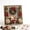 Wreath, variant on 3D Christmas Fabric Poke Art Kit, No-Sew Winter Wreath Craft Set, DIY Textured Framing Art, Handmade Soft Fabric & Wood Tool, Holiday Wall & Table Decor