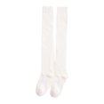 thumbnail image 1 of Medias largas para mujer Minnieouse Otoño Invierno por encima de la rodilla Calcetines ajustados Blanco AP012130-02, 1 of 6