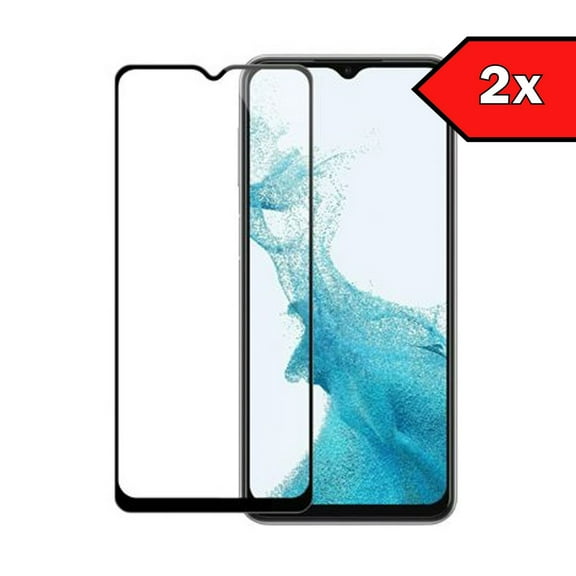 For Samsung Galaxy A23 Full Cover Twin Pack of 2 X Tempered Glass Screen Protectors