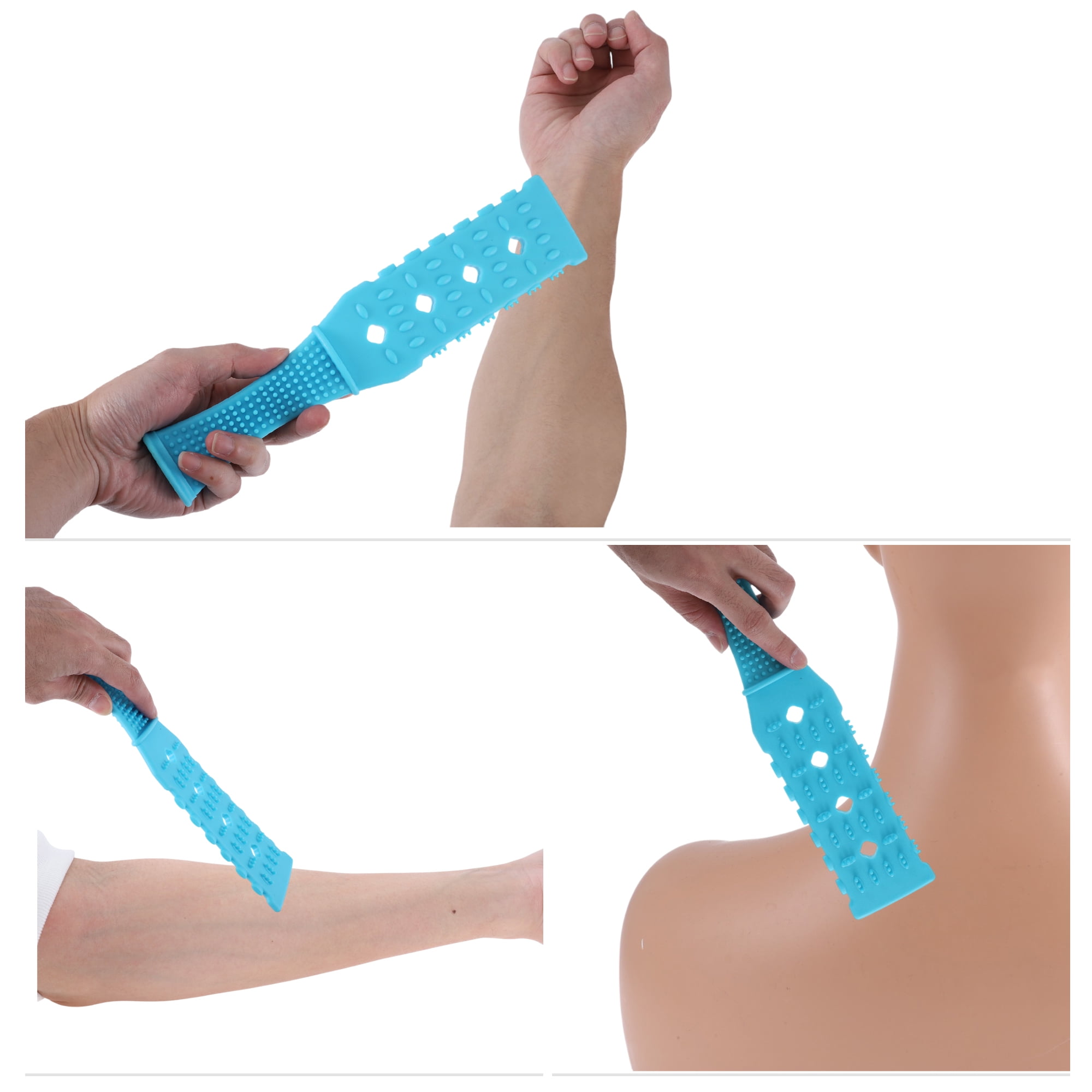 Unique Bargains Portable Scraper Massager 11.22"x2.52" 1 Pc Blue