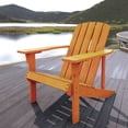 thumbnail image 2 of Westport Outdoor Patio Traditional Acacia Wood Adirondack Chair, Light Brown, 2 of 9