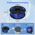 thumbnail image 4 of Flashforge ASA Filament 1.75mm, 1KG/2.2lbs UV Resistant ASA 3D Printer Filament with Satin Finish, Sparkle Blue, 4 of 6