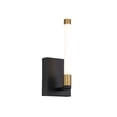 thumbnail image 4 of Artcraft Lighting Infiniti Collection 1Light Integrated LED Sconce, Matte Black & Brass, 4 of 4