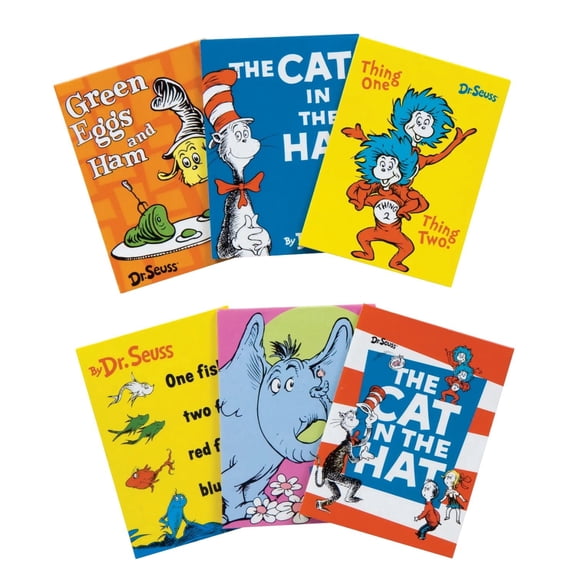 Mini Memo Pads Compatible with Dr Seuss Theme 6 Count