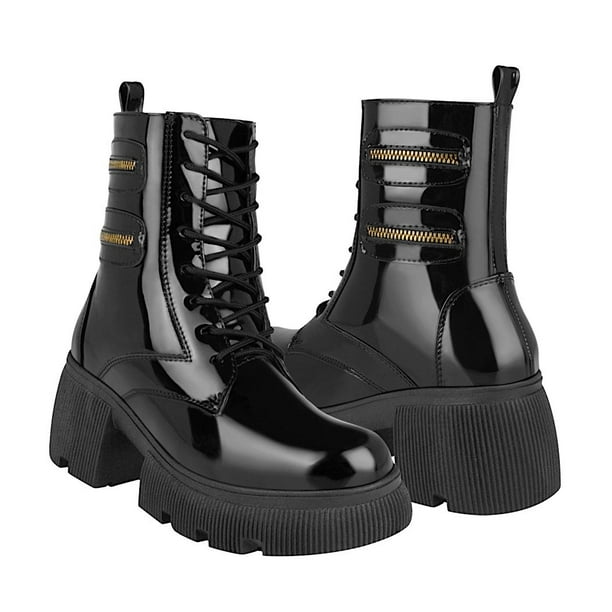 BOTINES DAMA STYLO 130-03 CHAROL NEGRO Stylo 130-03