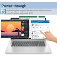 thumbnail image 2 of HP 17.3" Touchscreen Laptop, Intel Pentium Silver N5030, 16GB, 1TB SSD, Silver, 2 of 6