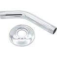 thumbnail image 2 of Avalon Shower Arm 6 Inch, ½ Inch IPS US Standard Stainless Steel with Flange Universal Fit, 2 of 4