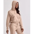 thumbnail image 7 of Hanes Originals Women's Hoodie French Terry Cropped Sweatshirt Hooded Relaxed Fit XS-2XL, 7 of 7