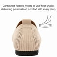 thumbnail image 5 of CHICVOMEY Women's Knit Pointed-Toe Flats Shoes - Comfortable Slip On Casual Walking Flats for Work Office, 5 of 8