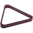 thumbnail image 1 of Games & Sports Expert Mahogany Billiard 8-Ball Triangle OR 9-Ball Diamond Pool Ball Racks, 1 of 4