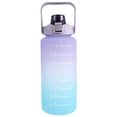 thumbnail image 1 of Lieonvis Botella de Agua de 2 Litros Botella de Agua Motivacional con Marcador de Tiempo y Capacidad Botella de Agua Deportiva sin Bpa Marcas de Tiempo de Seguimiento Medidas Diarias Taza de Agua Garantiza Beber Suficiente Agua para Gimnasio, 1 of 8