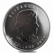 2014 1.5 oz Canadian Silver Arctic Fox $8 Coin .9999 Fine BU