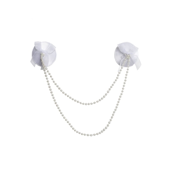 Coquette Pearl Drape Pasties