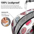 thumbnail image 5 of Lunch Bag Lunch Box for Women Reusable Insulated Lunch Bags,Water-Resistant Colorful Donuts Cool Cooler Lunch Tote Bag, Large Capacity for Work Travel Picnic, 5 of 6