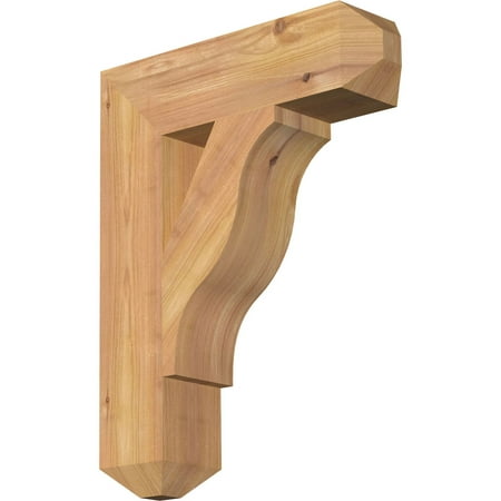 

Ekena Millwork 3 1/2 W x 14 D x 18 H Funston Craftsman Smooth Bracket Western Red Cedar