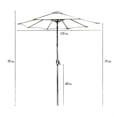 thumbnail image 7 of Davee Furniture 9 Feet Black/White Stripe Crank and Tilt Market Umbrella, 7 of 7