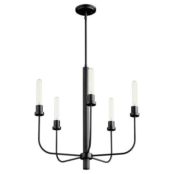 Quorum Lighting - Sheridan - 5 Light Chandelier In Soft Contemporary Style-25